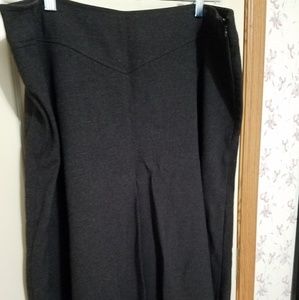 George Charcoal A-line Skirt